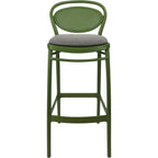 Marcel Bar Stool 65cm (Counter Height) — Olive Green