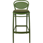 Marcel Bar Stool 65cm (Counter Height) — Olive Green