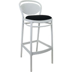 Marcel Bar Stool 65cm (Counter Height) — White