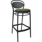 Marcel Bar Stool 65cm (Counter Height) — Anthracite