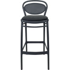 Marcel Bar Stool 65cm (Counter Height) — Anthracite