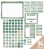 Eucalyptus Essentials Cal Bulletin Board Set product image