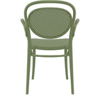 Marcel XL Arm Chair with Cushion — Olive Green