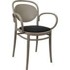 Marcel XL Arm Chair with Cushion — Taupe