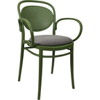 Marcel XL Arm Chair with Cushion — Olive Green