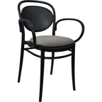 Marcel XL Arm Chair with Cushion — Black