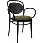 Marcel XL Arm Chair with Cushion — Black
