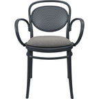 Marcel XL Arm Chair with Cushion — Anthracite