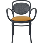 Marcel XL Arm Chair with Cushion — Anthracite