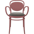 Marcel XL Arm Chair with Cushion — Marsala