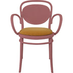 Marcel XL Arm Chair with Cushion — Marsala