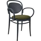 Marcel XL Arm Chair with Cushion — Anthracite