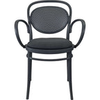 Marcel XL Arm Chair with Cushion — Anthracite