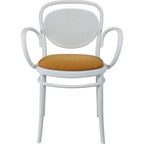 Marcel XL Arm Chair with Cushion — White