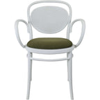 Marcel XL Arm Chair with Cushion — White