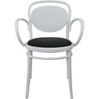 Marcel XL Arm Chair with Cushion — White