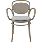 Marcel XL Arm Chair with Cushion — Taupe
