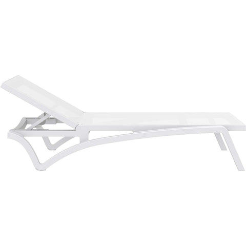 Pacific Sun Lounger — White