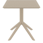Sky Table 70 — Taupe