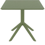 Sky Table 80 — Olive Green