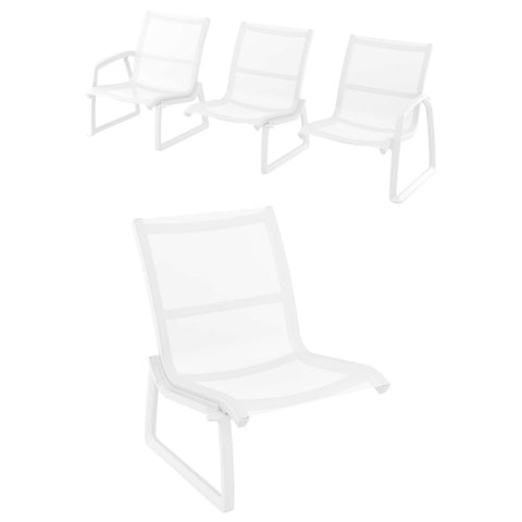 Pacific Lounge Extension Part — White