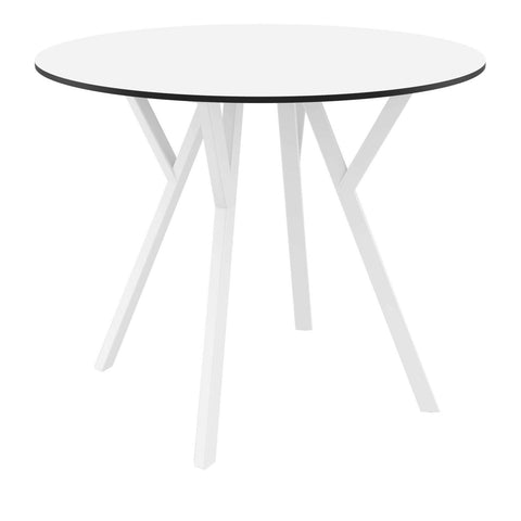 Max Table 90 Round — White