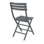 Helen Folding Chair — Dark Grey