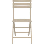 Helen Folding Chair — Taupe