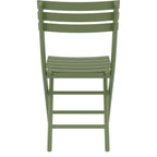 Helen Folding Chair — Olive Green