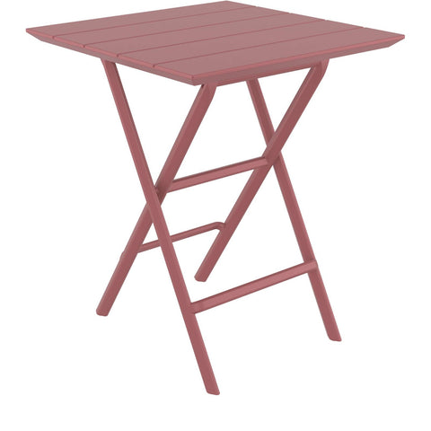 Helen Folding Table 60 Square — Marsala