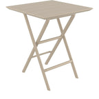 Helen Folding Table 60 Square — Taupe