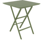 Helen Folding Table 60 Square — Olive Green