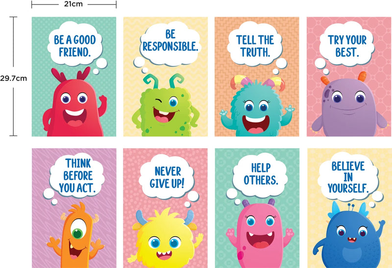 Giggle & Grow Character Traits Poster Set8 product image