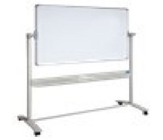 EverWrite Porcelain Mobile Whiteboard Reversable 1200x1200mm