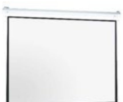Projection Screen Motorised Wall/Ceiling Mount 2000x2000mm Overall Screen Size