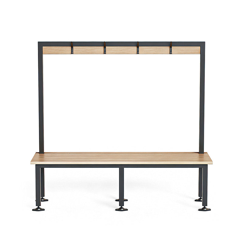 1500mm Bench Seat with Overhead Hanging Rail