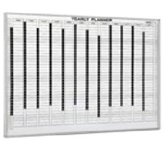 Whiteboard Planner Perpetual 2400x1200mm Standard Frame