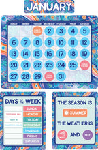 Ocean Country Calendar Bulletin Board Set product image