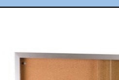 Sliding Door Noticecase (Cork)