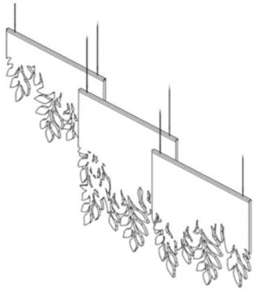 SANA Foliage Hanging Acoustic Screen