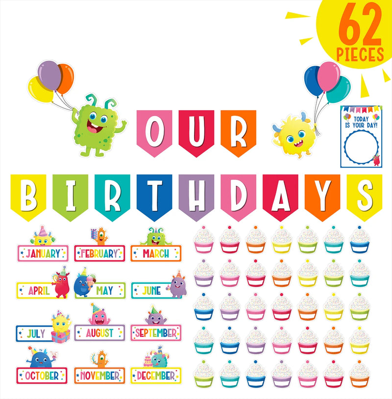 Giggle & Grow Birthday Bulletin Board Set product image