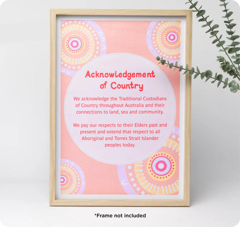 Sacred Country Acknowledgement of Country Poster product image