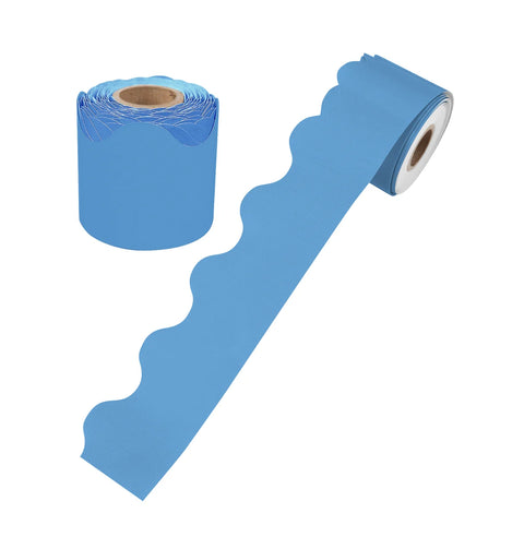 Growin Minds Ocean Blue Rolled Scallop Border product image