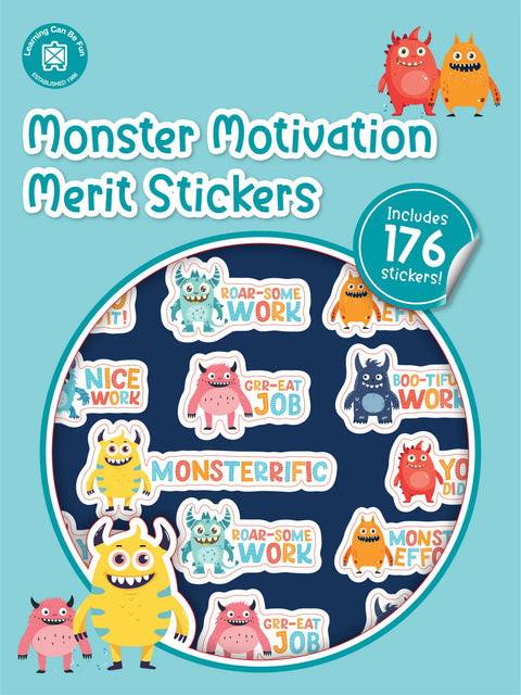 Monster Motivation Merit Stickers product image