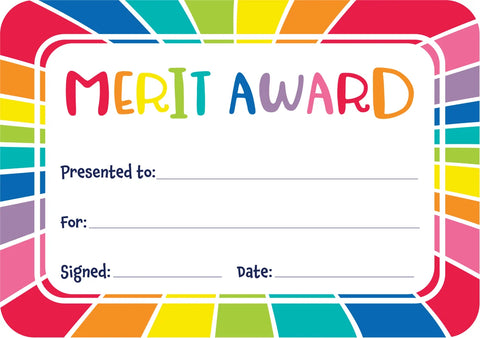 Giggle & Grow Merit Award Certificates Pk30 product image