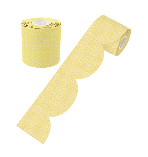 Yellow Patterned Rolled Scalloped Border product image