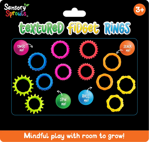Textured Fidget Rings Set of 12 product image