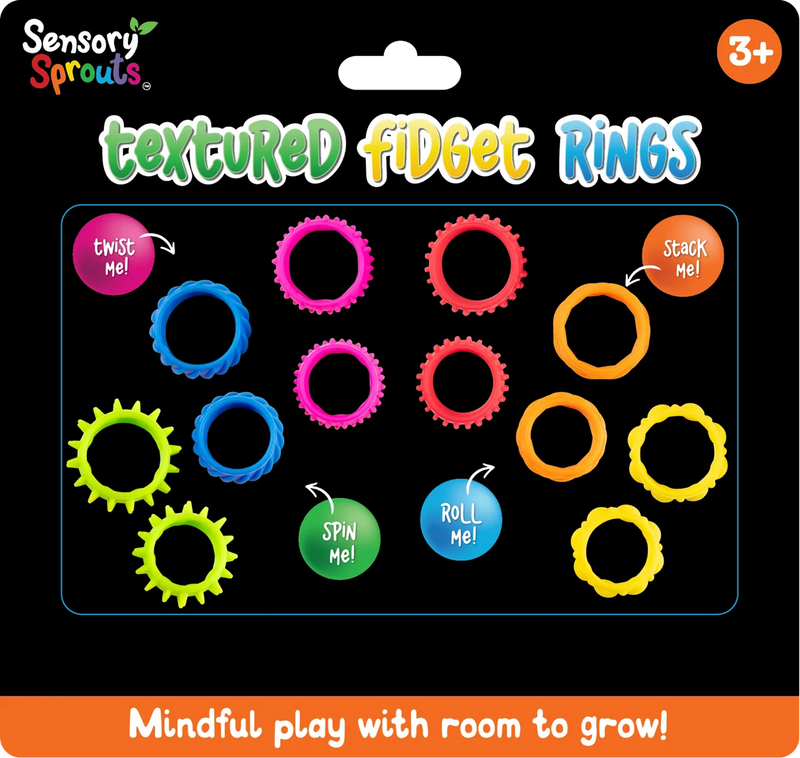 Textured Fidget Rings Set of 12 product image