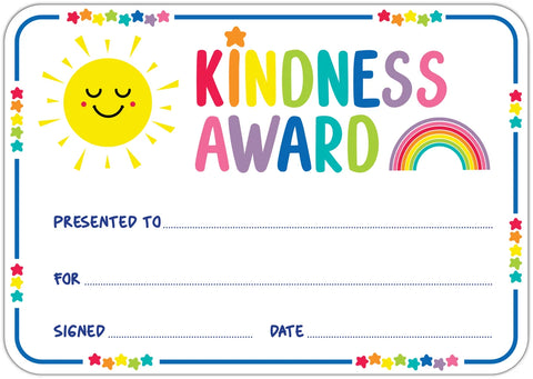 Giggle & Grow Kindness Award Certificates PK30 product image
