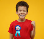 Giggle & Grow Blue Birthday Badge product image